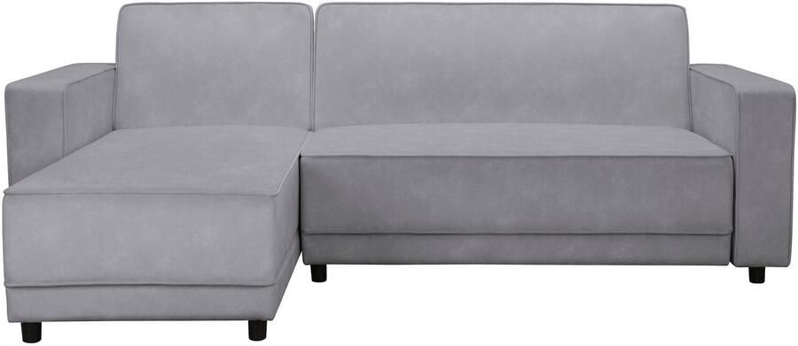 Dorel Home Hoekbank Allie slaapbank 230 cm met relaxfunctie in de rugleuning Slaapbank functie (108 194 5 cm) trendy ribfluweel of onderhoudsvriendelijk velours - Foto 4