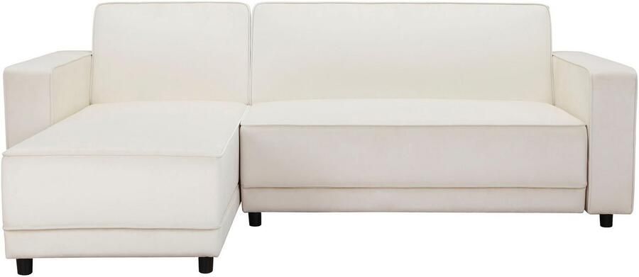 Dorel Home Hoekbank Allie slaapbank 230 cm met relaxfunctie in de rugleuning Slaapbank functie (108 194 5 cm) trendy ribfluweel of onderhoudsvriendelijk velours - Foto 4