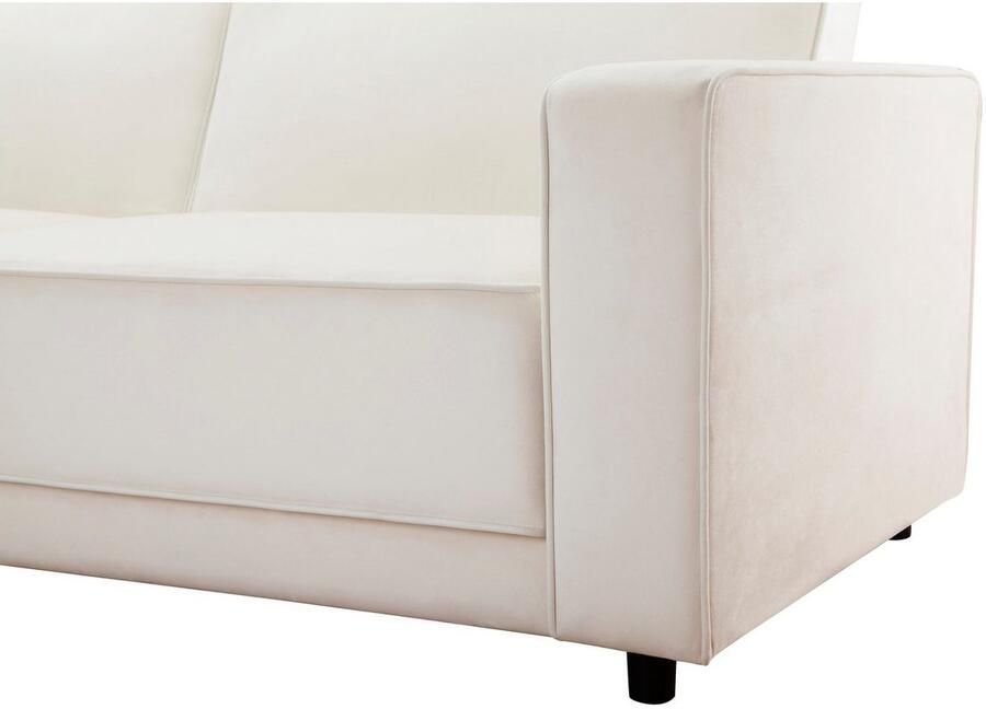 Dorel Home Hoekbank Allie slaapbank 230 cm met relaxfunctie in de rugleuning Slaapbank functie (108 194 5 cm) trendy ribfluweel of onderhoudsvriendelijk velours - Foto 2