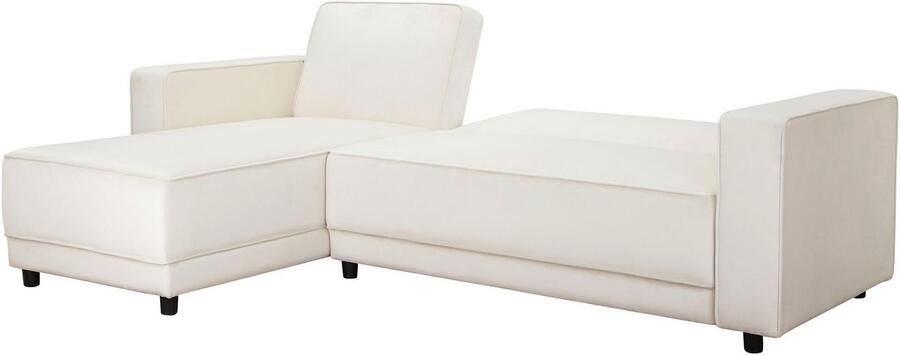 Dorel Home Hoekbank Allie slaapbank 230 cm met relaxfunctie in de rugleuning Slaapbank functie (108 194 5 cm) trendy ribfluweel of onderhoudsvriendelijk velours - Foto 5