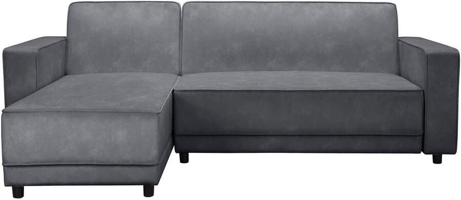 Dorel Home Hoekbank Allie slaapbank 230 cm met relaxfunctie in de rugleuning Slaapbank functie (108 194 5 cm) trendy ribfluweel of onderhoudsvriendelijk velours - Foto 4