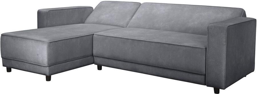 Dorel Home Hoekbank Allie slaapbank 230 cm met relaxfunctie in de rugleuning Slaapbank functie (108 194 5 cm) trendy ribfluweel of onderhoudsvriendelijk velours - Foto 8