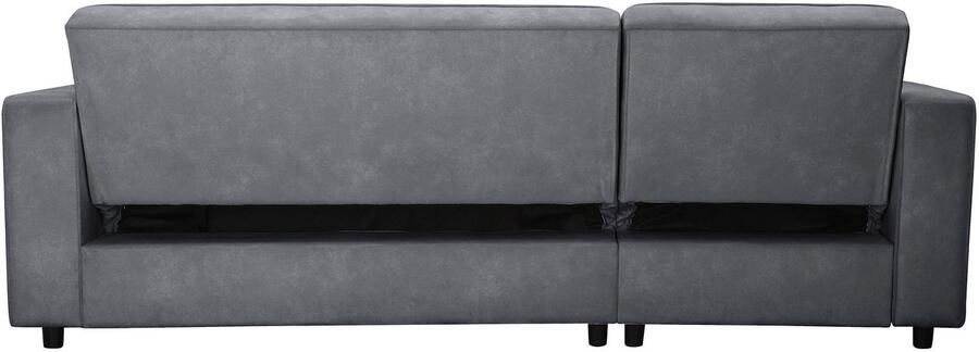 Dorel Home Hoekbank Allie slaapbank 230 cm met relaxfunctie in de rugleuning Slaapbank functie (108 194 5 cm) trendy ribfluweel of onderhoudsvriendelijk velours - Foto 9