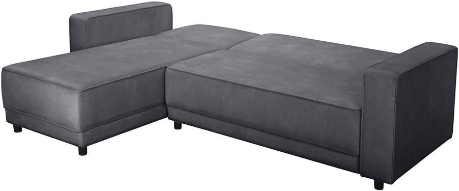 Dorel Home Hoekbank Allie slaapbank 230 cm met relaxfunctie in de rugleuning Slaapbank functie (108 194 5 cm) trendy ribfluweel of onderhoudsvriendelijk velours - Foto 5