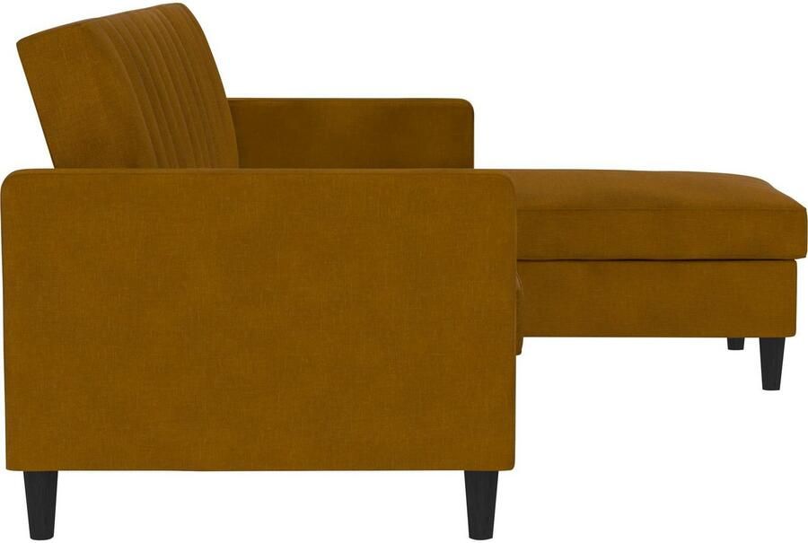Dorel Home Hoekbank Celine L-vorm met bedfunctie en bergruimte. récamier aan beide kanten te monteren - Foto 11