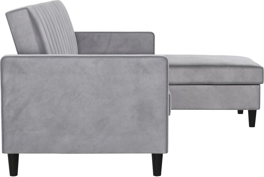 Dorel Home Hoekbank Celine L-vorm met bedfunctie en bergruimte. récamier aan beide kanten te monteren - Foto 10