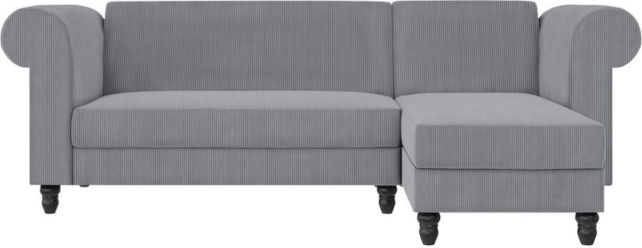 Dorel Home Hoekbank Felix II L-model bedbank 241cm (ligoppervlak 108x195 cm) - Foto 13