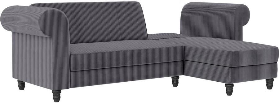Dorel Home Hoekbank Felix II L-model bedbank 241cm (ligoppervlak 108x195 cm) - Foto 15