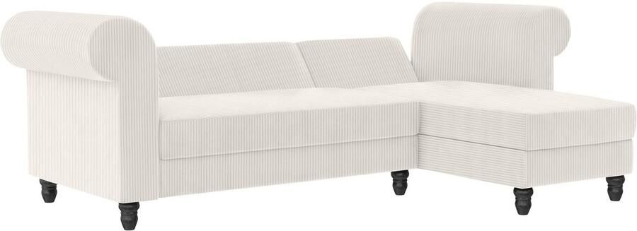 Dorel Home Hoekbank Felix II L-model bedbank 241cm (ligoppervlak 108x195 cm) - Foto 16