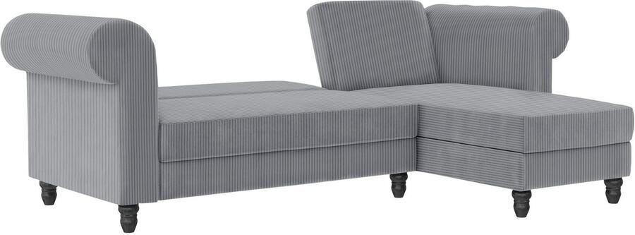 Dorel Home Hoekbank Felix II L-model bedbank 241cm (ligoppervlak 108x195 cm) - Foto 14