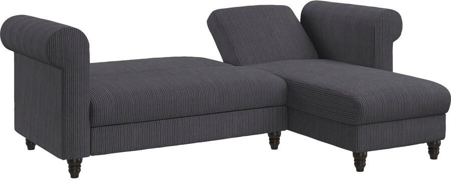 Dorel Home Hoekbank Felix II L-model bedbank 241cm (ligoppervlak 108x195 cm) - Foto 11