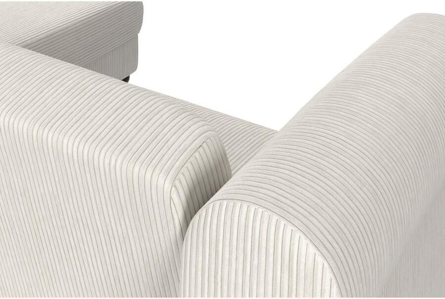 Dorel Home Hoekbank Felix II L-model bedbank 241cm (ligoppervlak 108x195 cm) - Foto 9