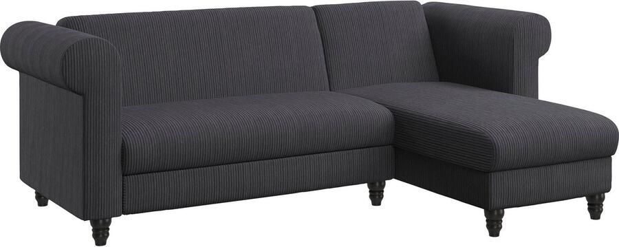Dorel Home Hoekbank Felix II L-model bedbank 241cm (ligoppervlak 108x195 cm) - Foto 12