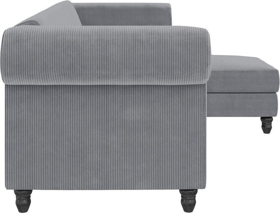 Dorel Home Hoekbank Felix II L-model bedbank 241cm (ligoppervlak 108x195 cm) - Foto 6