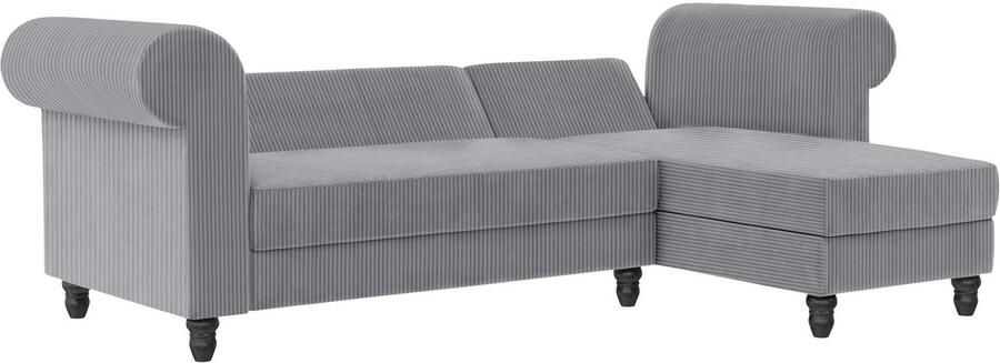Dorel Home Hoekbank Felix II L-model bedbank 241cm (ligoppervlak 108x195 cm) - Foto 18