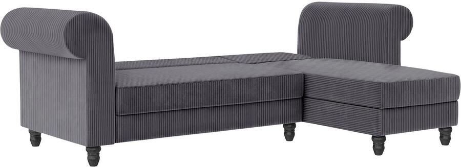 Dorel Home Hoekbank Felix II L-model bedbank 241cm (ligoppervlak 108x195 cm) - Foto 18