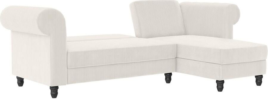 Dorel Home Hoekbank Felix II L-model bedbank 241cm (ligoppervlak 108x195 cm) - Foto 14