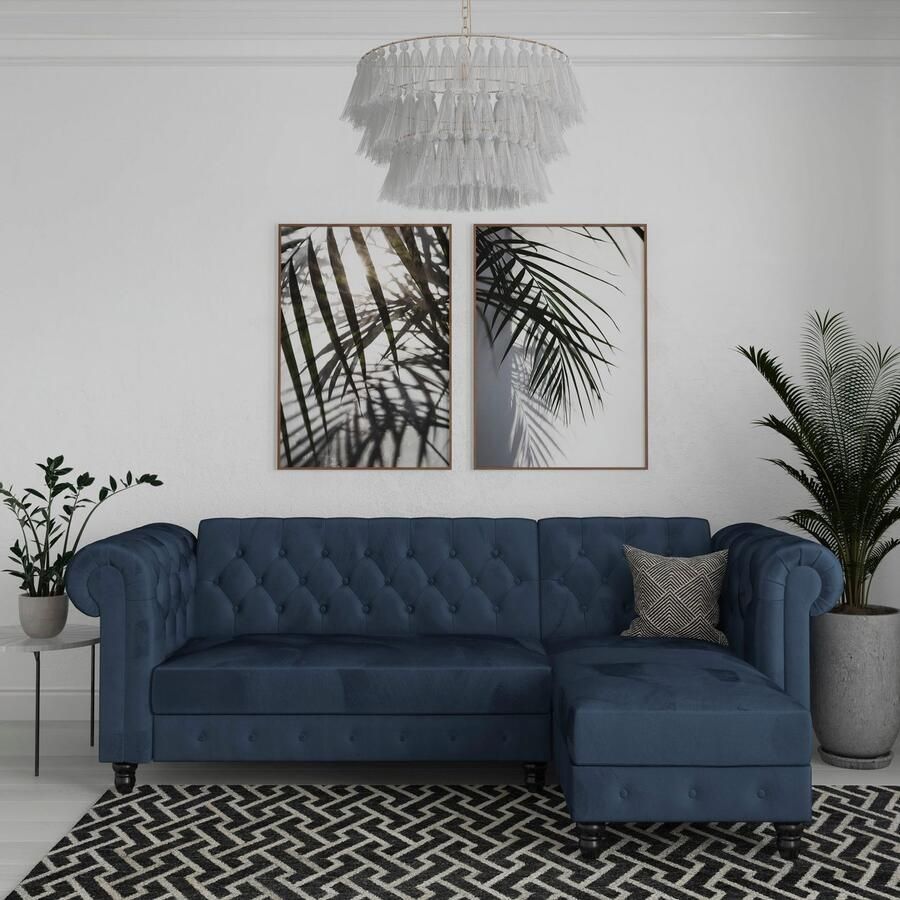 Dorel Home Hoekbank Felix L-model 241 cm (ligoppervlak108x195 cm) récamier verwisselbaar - Foto 5