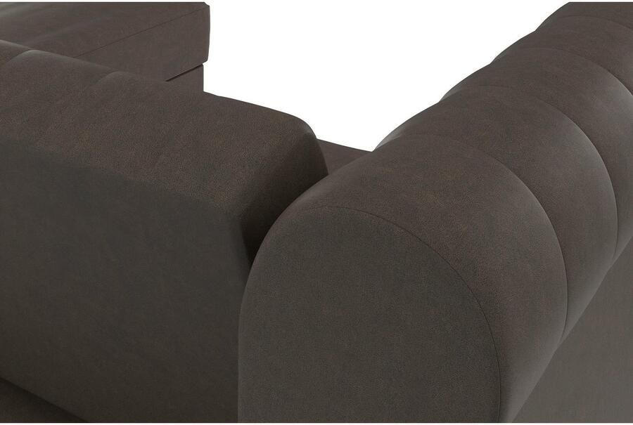 Dorel Home Hoekbank Felix L-model 241 cm (ligoppervlak108x195 cm) récamier verwisselbaar - Foto 2