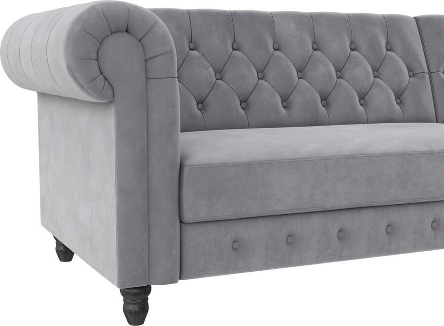 Dorel Home Hoekbank Felix L-model 241 cm (ligoppervlak108x195 cm) récamier verwisselbaar - Foto 8