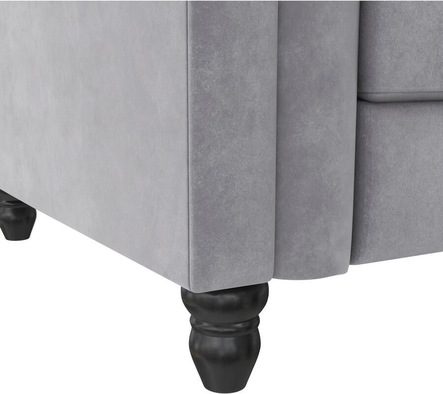 Dorel Home Hoekbank Felix L-model 241 cm (ligoppervlak108x195 cm) récamier verwisselbaar - Foto 6
