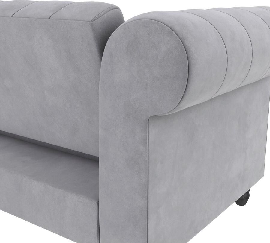 Dorel Home Hoekbank Felix L-model 241 cm (ligoppervlak108x195 cm) récamier verwisselbaar - Foto 5