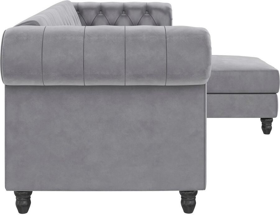 Dorel Home Hoekbank Felix L-model 241 cm (ligoppervlak108x195 cm) récamier verwisselbaar - Foto 7
