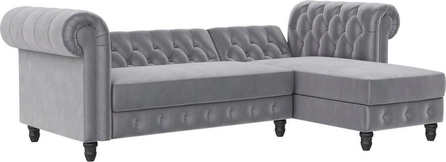 Dorel Home Hoekbank Felix L-model 241 cm (ligoppervlak108x195 cm) récamier verwisselbaar - Foto 13