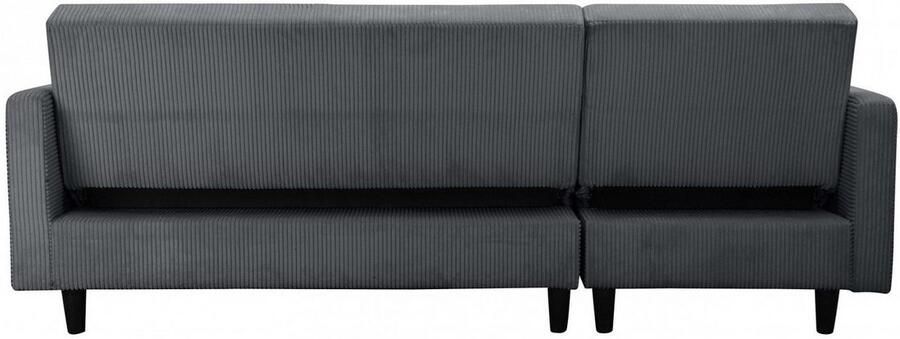 Dorel Home Hoekbank Hartford II met slaapfunctie en bergruimte récamier aan beide kanten te monteren - Foto 9