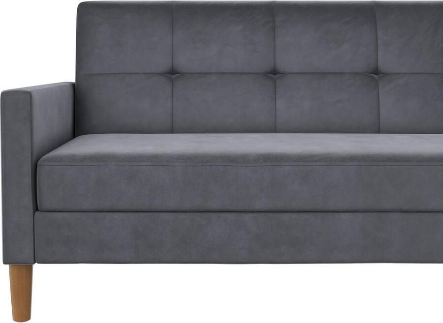 Dorel Home Hoekbank Lilly L-vorm met bedfunctie récamier aan beide kanten te monteren zithoogte 43 cm - Foto 10