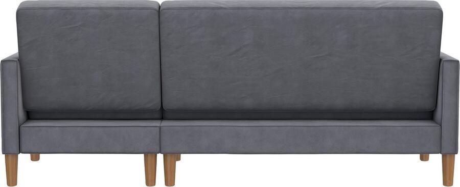 Dorel Home Hoekbank Lilly L-vorm met bedfunctie récamier aan beide kanten te monteren zithoogte 43 cm - Foto 14