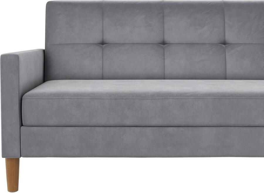 Dorel Home Hoekbank Lilly L-vorm met bedfunctie récamier aan beide kanten te monteren zithoogte 43 cm - Foto 10