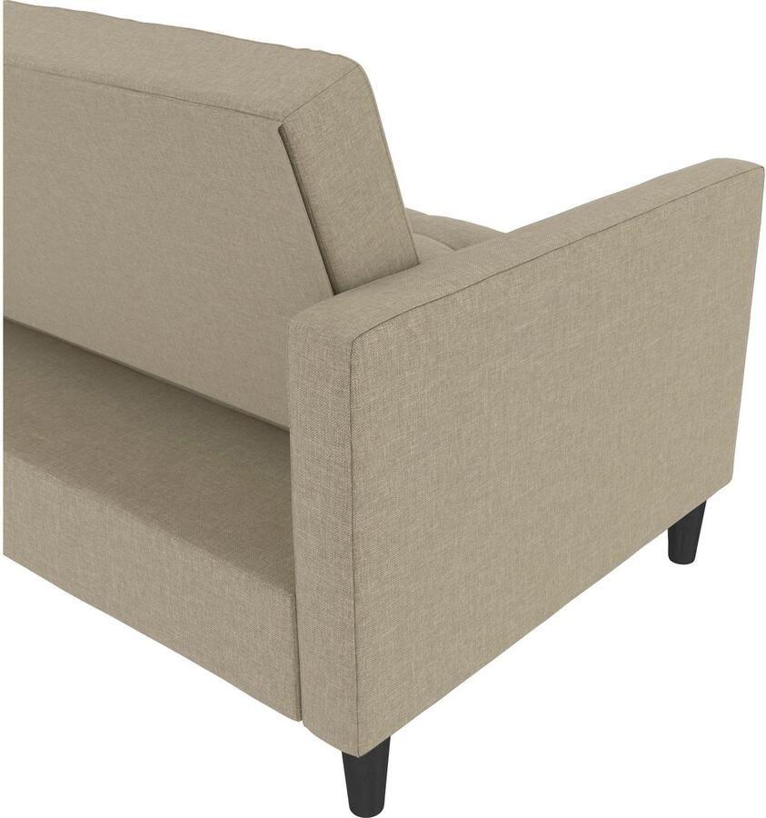 Dorel Home Hoekbank Presley L-vorm Hoekbank met bedfunctie en bergruimte verstelbare rugleuning - Foto 6