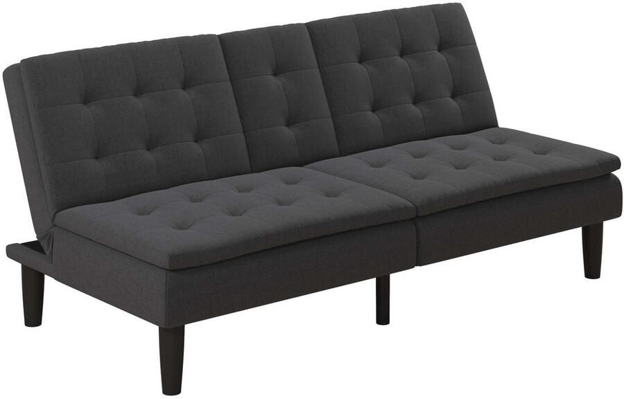 Notio Living Maine Slaapbank 3-zits in stof antraciet (81 x 191 x 91 cm) - Foto 7