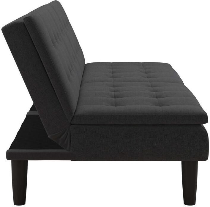 Notio Living Maine Slaapbank 3-zits in stof antraciet (81 x 191 x 91 cm) - Foto 8