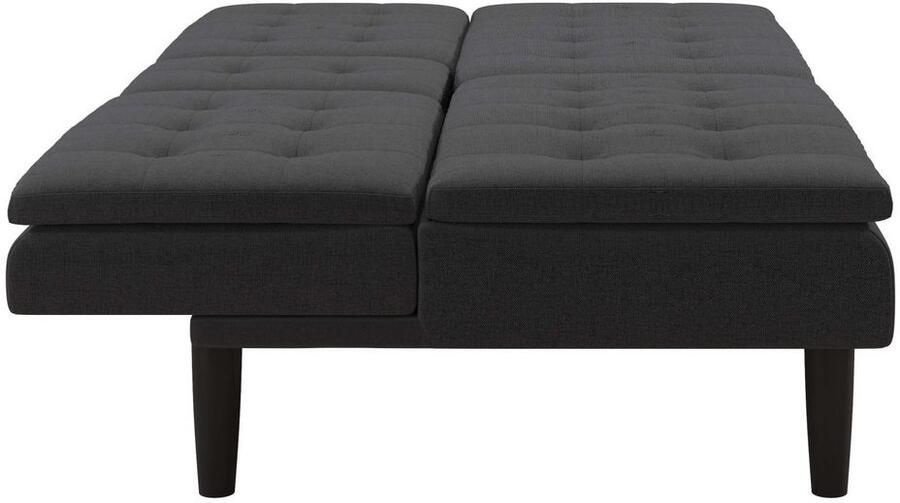 Notio Living Maine Slaapbank 3-zits in stof antraciet (81 x 191 x 91 cm) - Foto 9