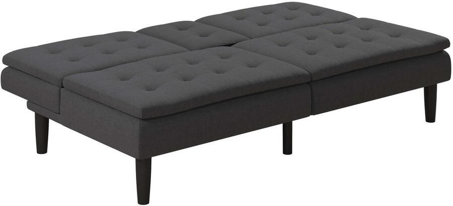 Notio Living Maine Slaapbank 3-zits in stof antraciet (81 x 191 x 91 cm) - Foto 10