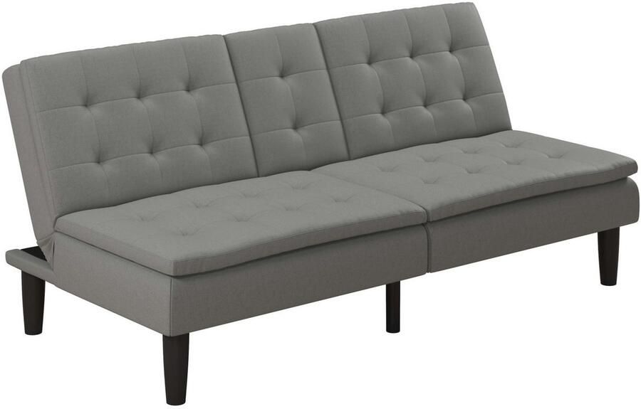 Notio Living Maine Slaapbank 3-zits in stof grijs (81 x 191 x 91 cm) - Foto 6