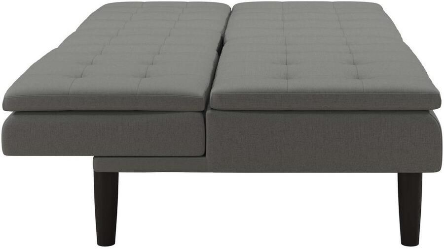 Notio Living Maine Slaapbank 3-zits in stof grijs (81 x 191 x 91 cm) - Foto 8