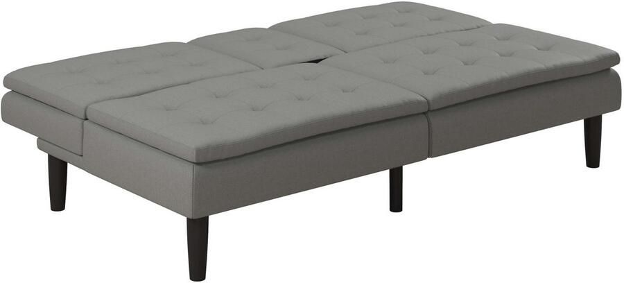 Notio Living Maine Slaapbank 3-zits in stof grijs (81 x 191 x 91 cm) - Foto 9