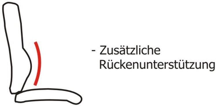 Duo Collection Bureaustoel Regensburg met verchroomde kruisvoet bureaustoel - Foto 4