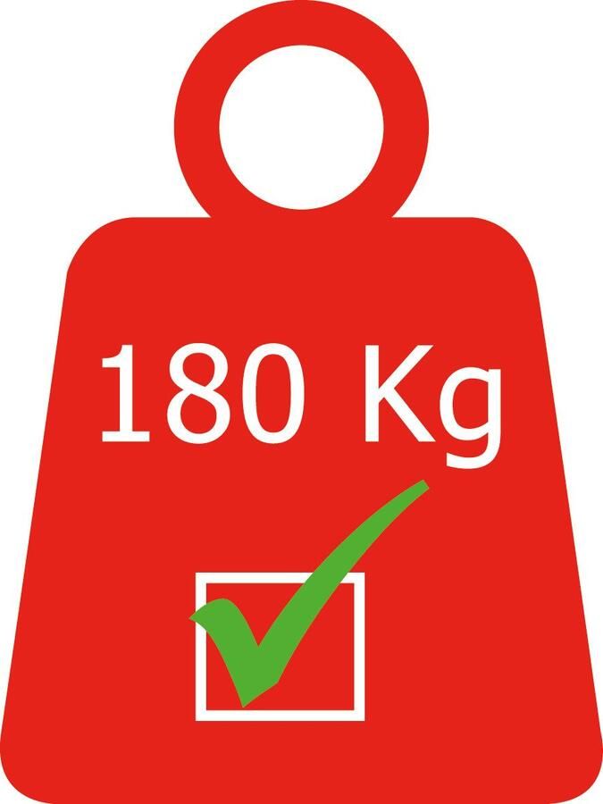 Duo Collection Bureaustoel Bureau stoel Federico 180 kg Federkern tot 180kg robuust (1 stuk)