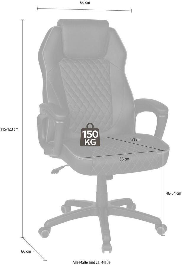 Home24 Bureaustoel Maik XXL Duo Collection