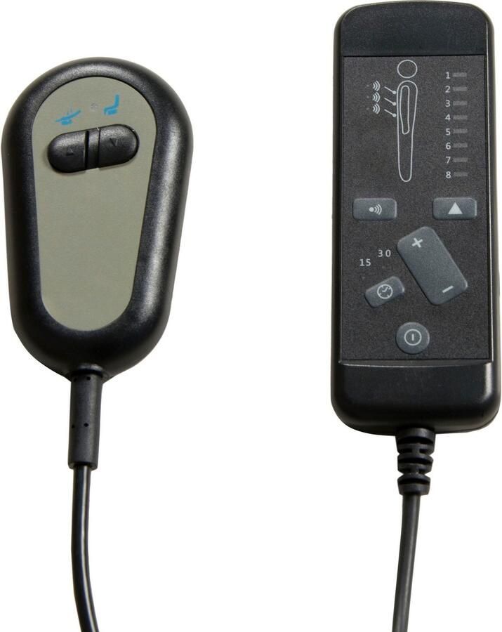 Duo Collection Massagefauteuil Cadillac met massagfunctie elektrische opsta-hulp Relaxfunctie en pocketveren binnenvering met stalen nosagvering