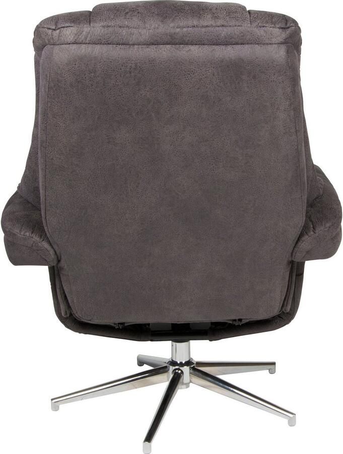 Duo Collection Relaxfauteuil BURNABY met voetenbank en relaxfunctie 360 graden draaibaar - Foto 4