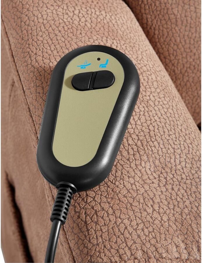 Duo Collection Relaxfauteuil Delphi met elektrische opstahulp Relaxfunctie en pocketveren binnenvering met stalen nosagvering (set) - Foto 5