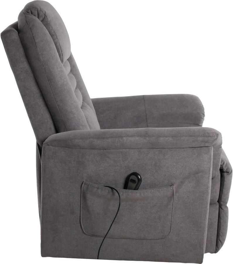 Duo Collection Relaxfauteuil Granada met elektrische opstahulp Relaxfunctie en pocketveren binnenvering met stalen nosagvering