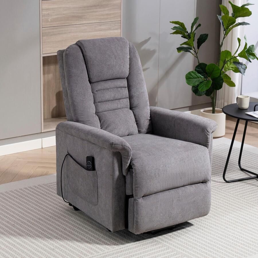 Duo Collection Relaxfauteuil Granada met elektrische opstahulp Relaxfunctie en pocketveren binnenvering met stalen nosagvering - Foto 2