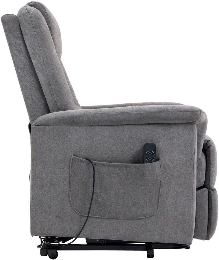 Duo Collection Relaxfauteuil Granada met elektrische opstahulp Relaxfunctie en pocketveren binnenvering met stalen nosagvering - Foto 7