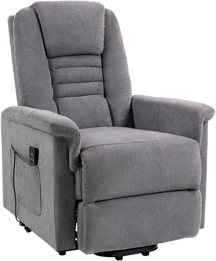 Duo Collection Relaxfauteuil Granada met elektrische opstahulp Relaxfunctie en pocketveren binnenvering met stalen nosagvering - Foto 9